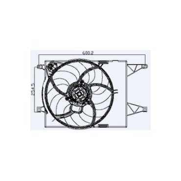  Lınea 1,4 Mpı (Ac) Fan Motor Davlumbazlı Kale 013501003 oem: 51785109