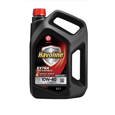 TEXACO Havoline 10w 40 Yarı Sentetik Motor Yağı 4 LİTRE