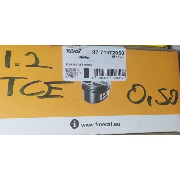 1.2TCE Clıo IV V Megane III Captur Kadjar Juke 0.50mm PİSTON SEGMAN TAKIMI Nüral 8771972050