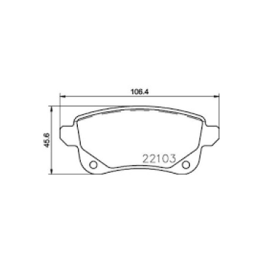 Megane IV  Grand Scenıc III 2013- Arka Fren Balata MGA 55716 OEM: 440608061R