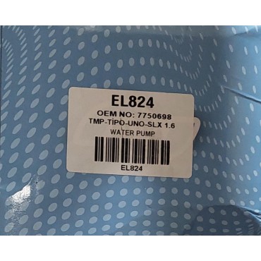 Tempra Tipo Uno SLX 1.6 DEVİRDAİM SU POMPASI EL824 OEM: 7750698