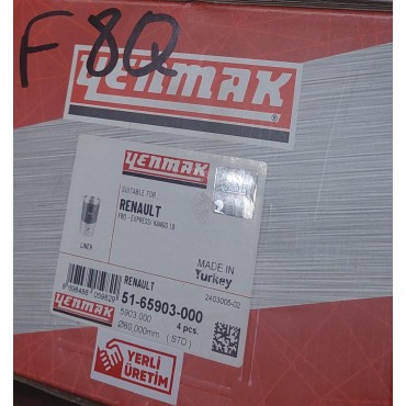 F8Q R19 Clıo I II Megane I Scenic I Kangoo I Express Laguna I Logan Solenza 1.9 Standart PİSTON SEGMAN TAKIMI  Yenmak 51-65903-000