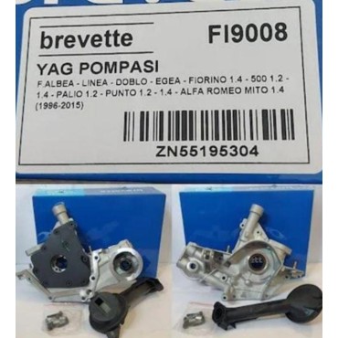 Albea Linea Doblo Egea Fiorıno Punto Alfa Mito YAĞ POMPASI Brevette FI9008 OEM: 55195304