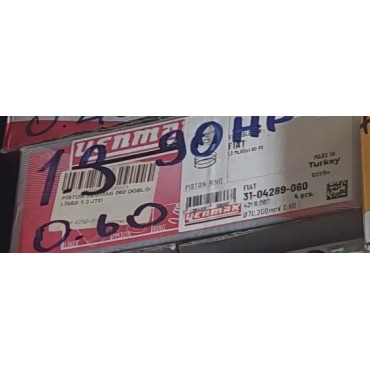 Doblo Linea 1.3 JTD 0.60mm PİSTON SEGMAN TAKIMI  Yenmak 31-04289-060 