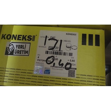 Tofaş Doğan Kartal ŞAHİN 131 (1600CC) 0.60mm PİSTON SEGMAN TAKIMI  Koneks 209723 