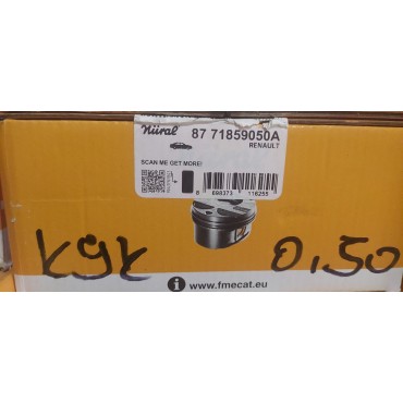 K9K Clıo II III IV Megane II III Modus Kangoo Scenic Captur Logan Sandero Duster 0.50mm  PİSTON SEGMAN TAKIMI Nüral 8771859050A
