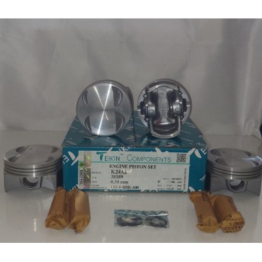 Honda SLX Motor Uyumlu Piston Takımı  K24A2 0.50 mm Teıkın 13010-RBB-A00 OEM: 13698098259